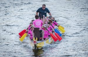 Pink Paddler Koblenz in Aktion